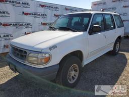 2000 Ford Explorer, White, CURRENT SMOG