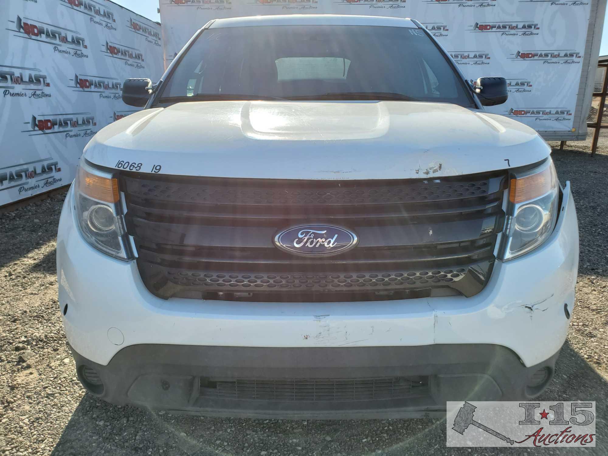 2015 Ford Explorer, White