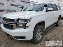 2016 Chevrolet Tahoe, White CURRENT SMOG