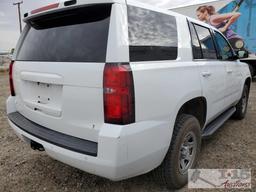 2016 Chevrolet Tahoe, White CURRENT SMOG