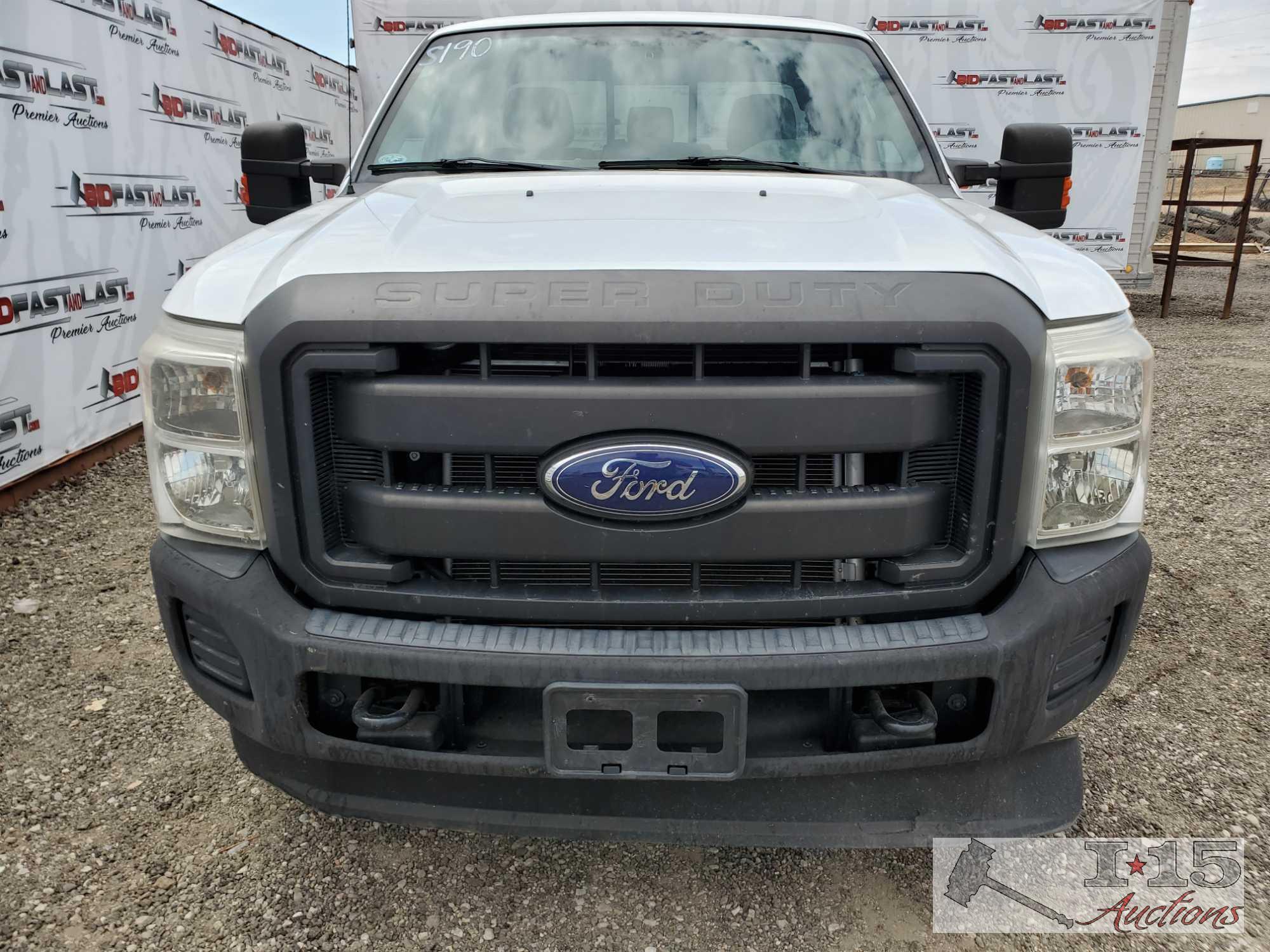 2012 Ford F-350, White CURRENT SMOG