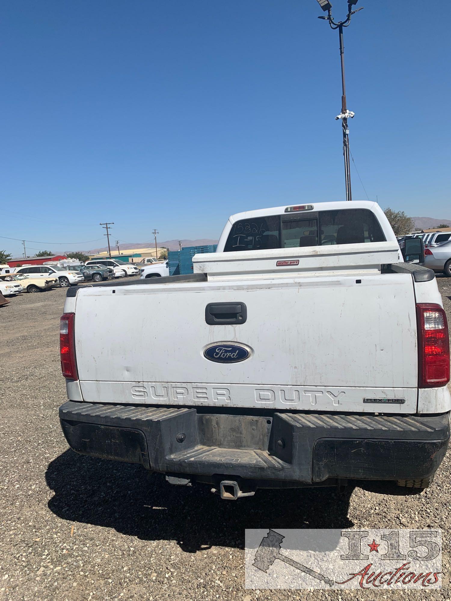 2012 Ford F-350, White CURRENT SMOG