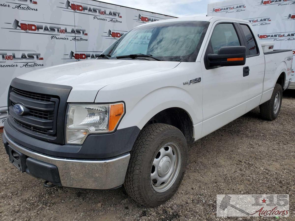 2013 Ford F-150, White CURRENT SMOG