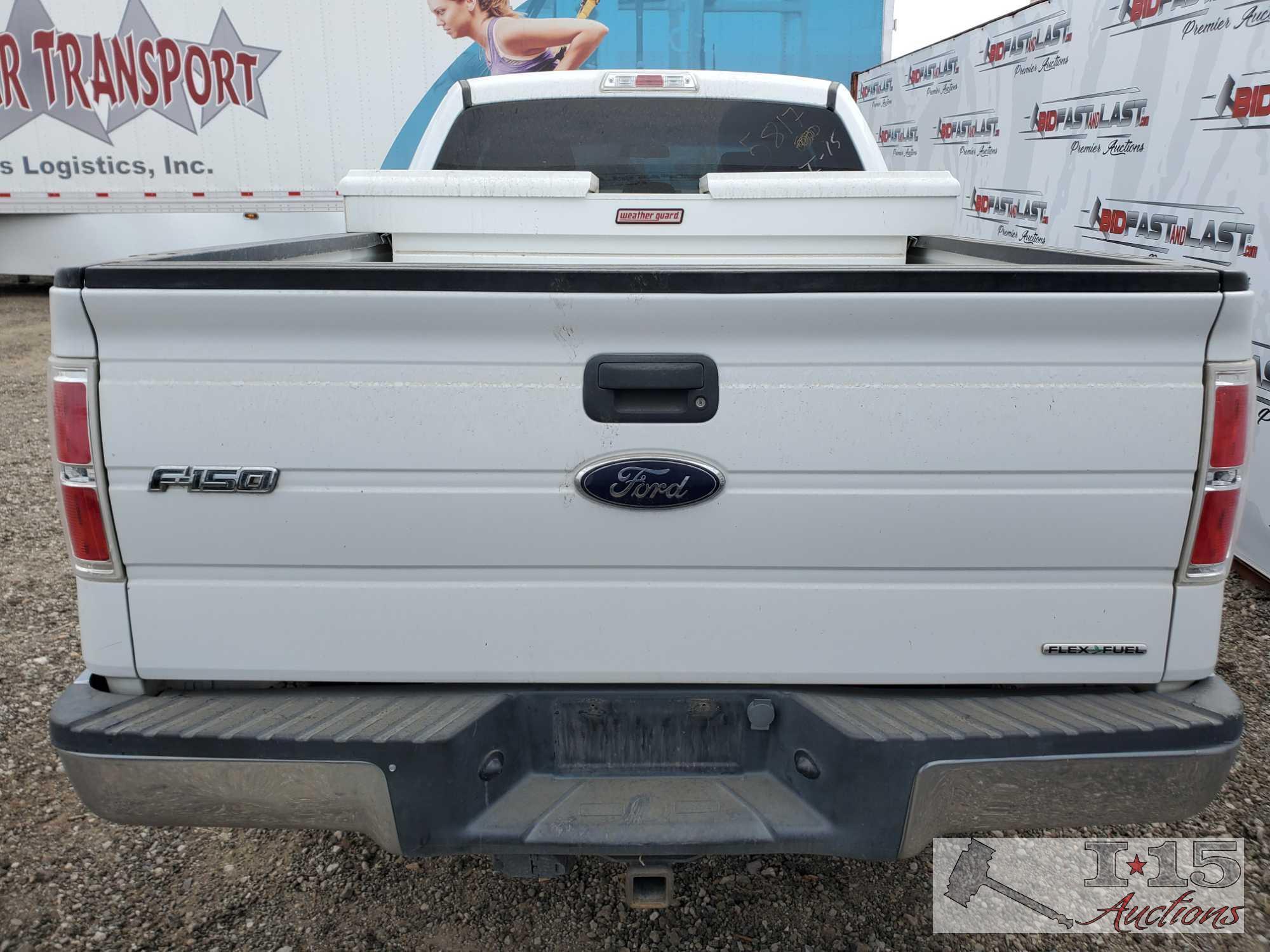 2013 Ford F-150, White CURRENT SMOG