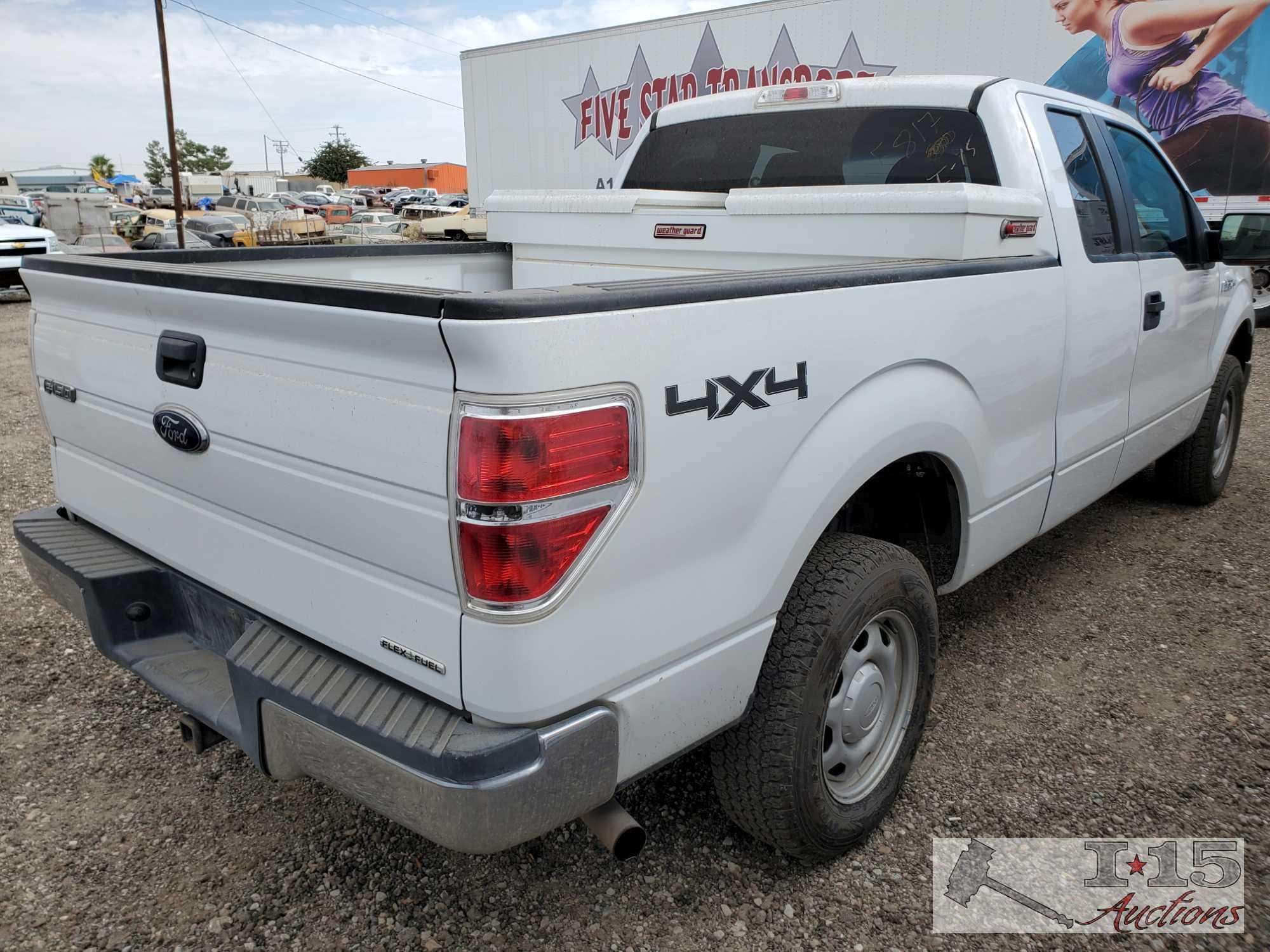 2013 Ford F-150, White CURRENT SMOG