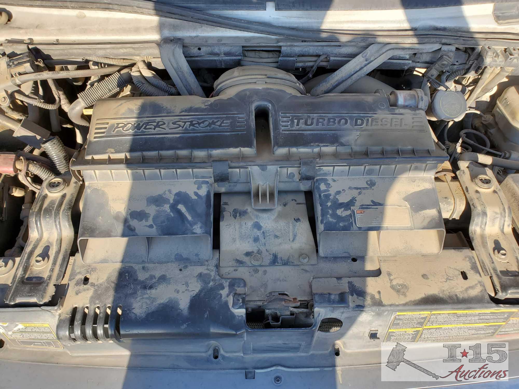 1997 Ford E-350 Econoline, 7.3L Power Stroke Diesel Red/White/Silver