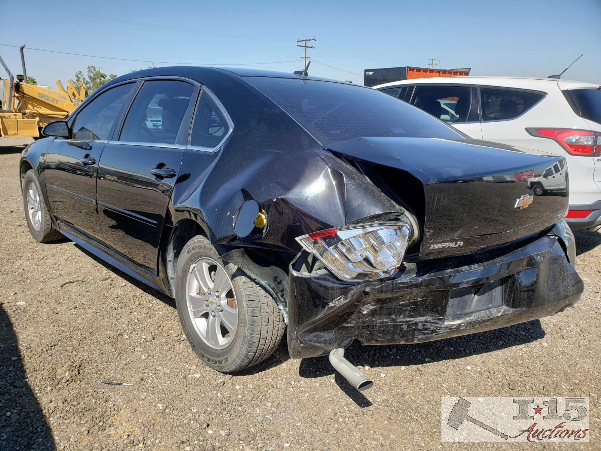 2014 Chevrolet Impala, Black This will be sold on NON OP. Buyer responsible for smog