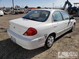 2003 Kia Spectra, White, See Video! DEALER OR OUT OF STATE BUYER ONLY !!