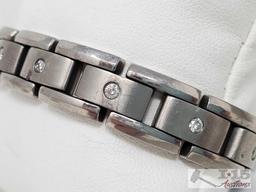 Titanium Diamond Bracelet, 33g