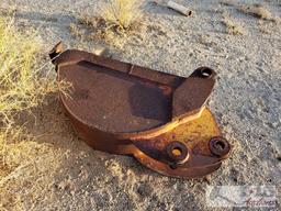 2 Vintage Backhoe Buckets