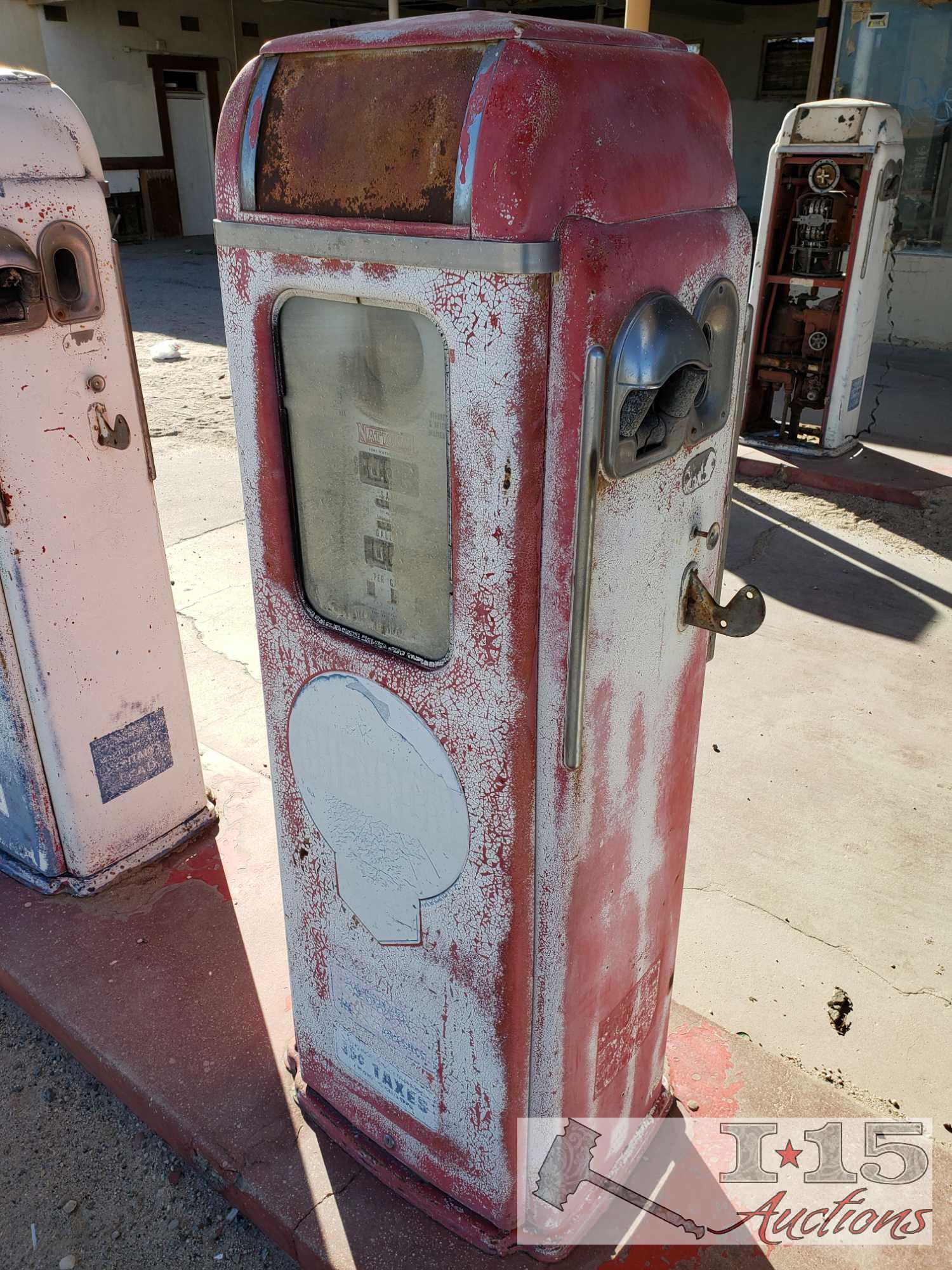 7 National Gas Pumps All Appear to Model 64 B