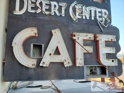 Desert Center Cafe Double Sided Neon Sign
