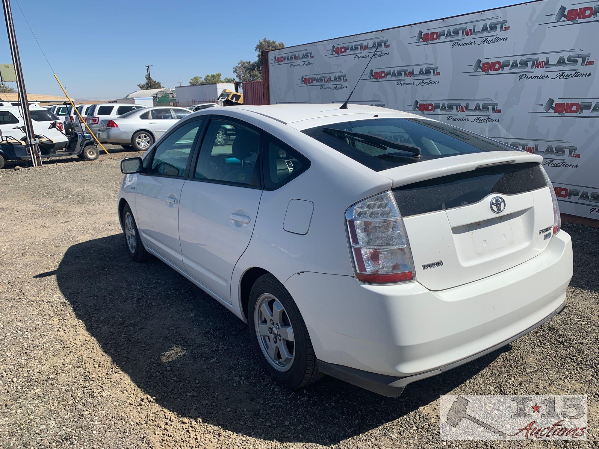 2008 Toyota Prius, White CURRENT SMOG