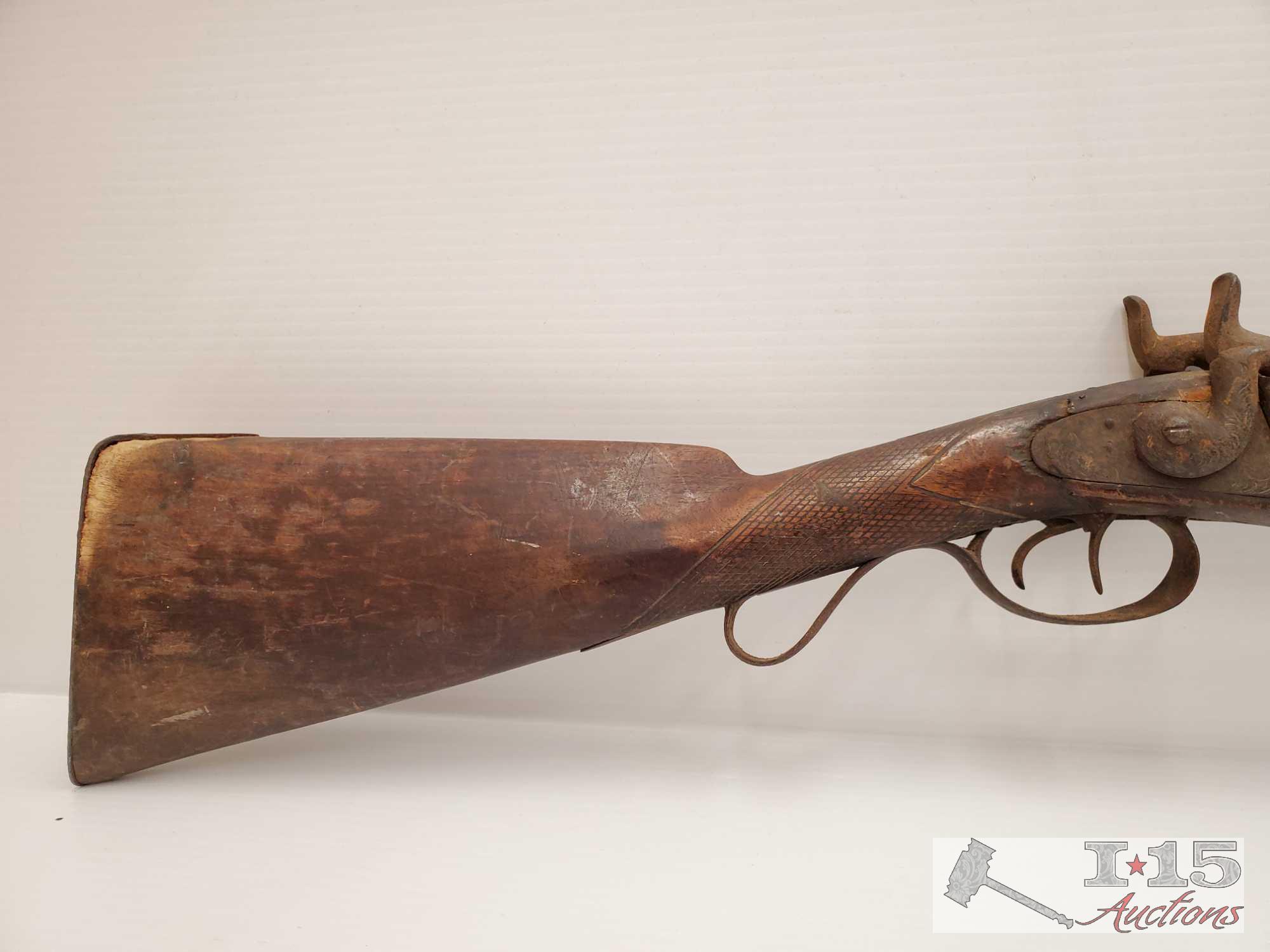 Antique Double Barrel Shotgun No FFL Required