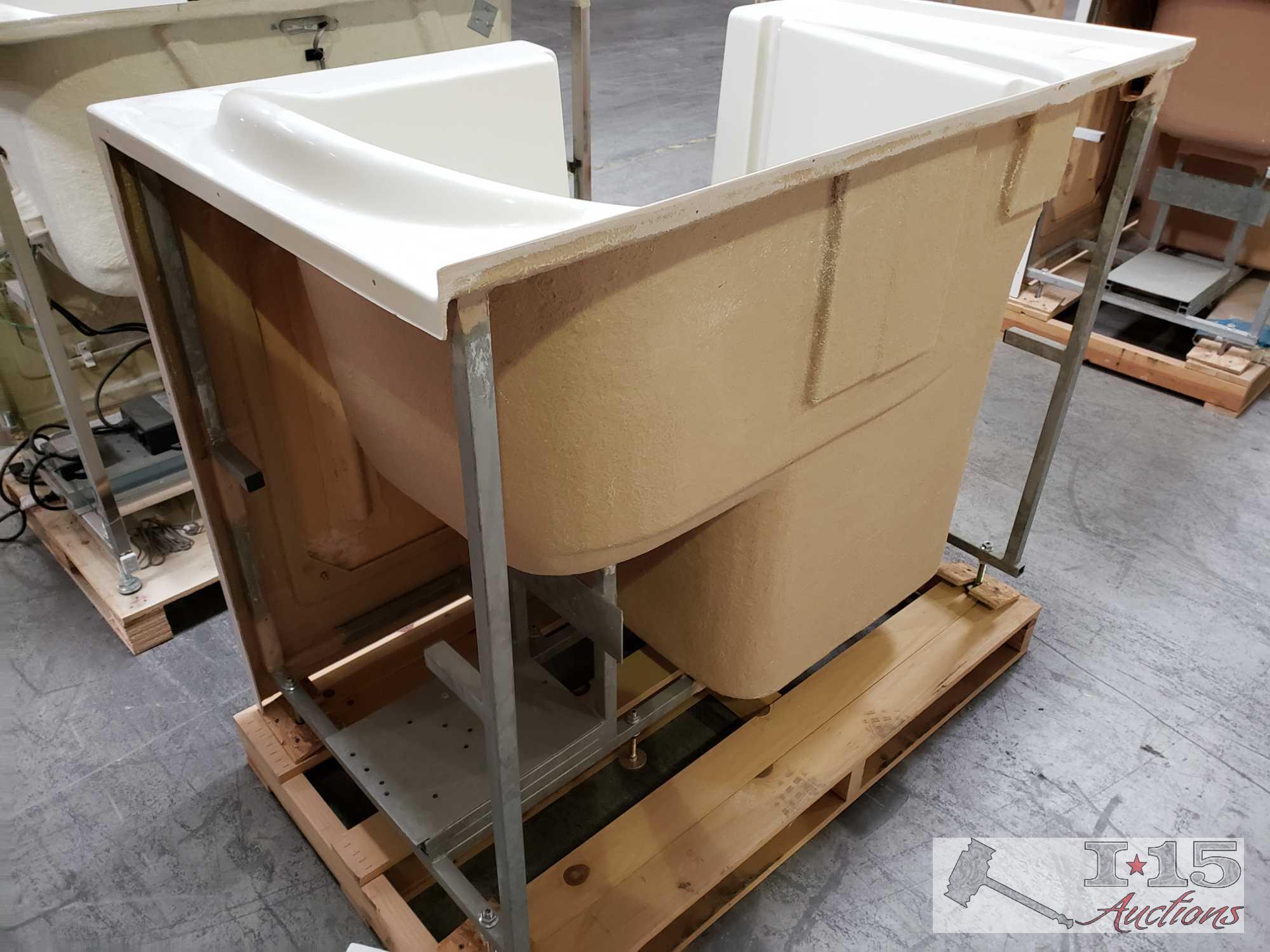 7 Therapy Tubs, Various Models and Sizes