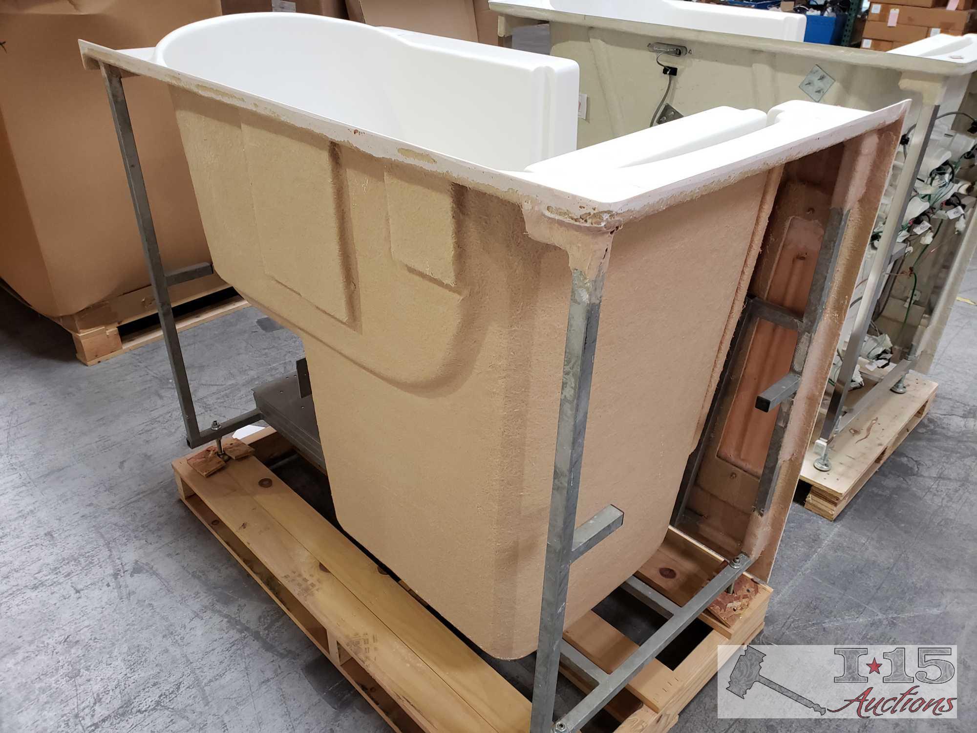 7 Therapy Tubs, Various Models and Sizes