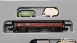 Marklin Mini-Club Z Scale Steam Loco Set with Passenger & Freight Cars- 81428