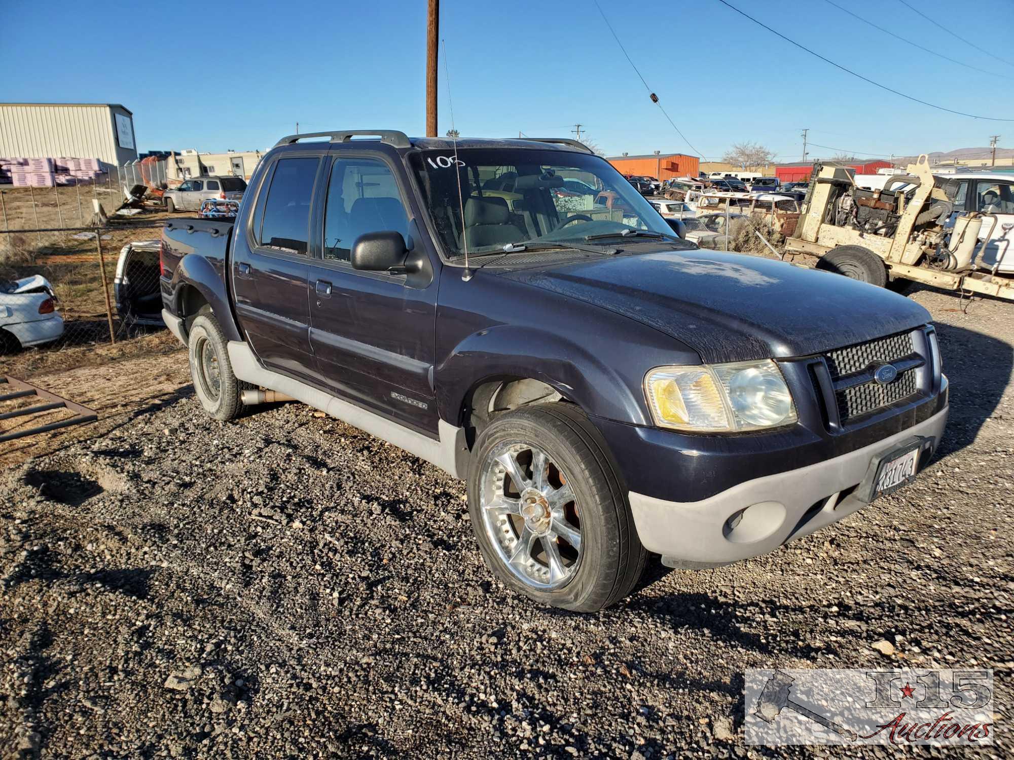 2002 Ford Explorer Sport Trac, Cranks Does NOT Start.. This will be sold on NON Op