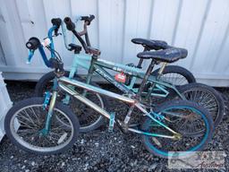 Kent, FreeAgent and 1 Unbranded BMX Bicycles