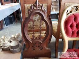 2 Antique Wood Chairs & 1 Antique Rocking Chair