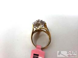 10k Gold Diamond Ring 7.5g