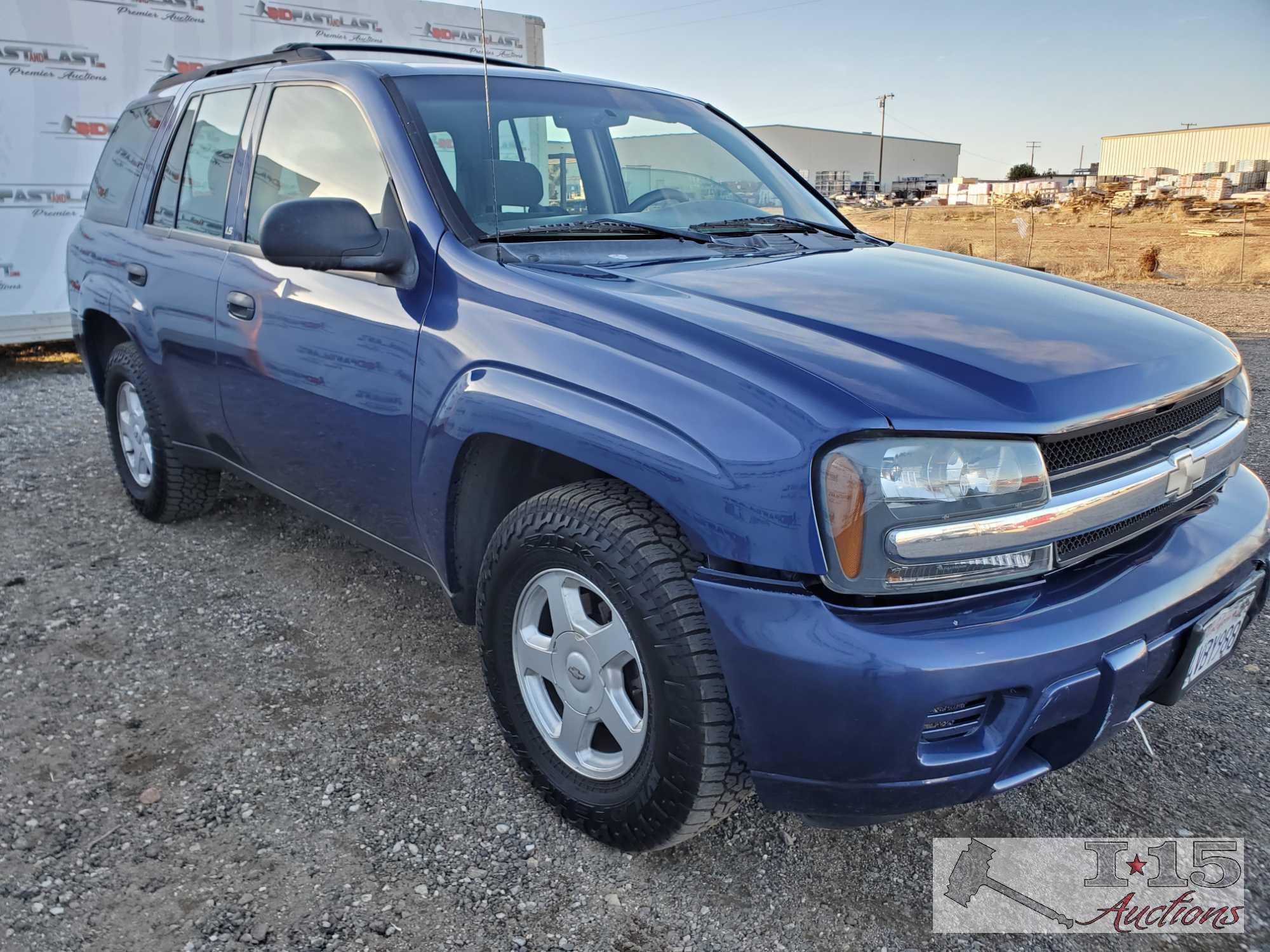 2002 Chevrolet TrailBlazer CURRENT SMOG