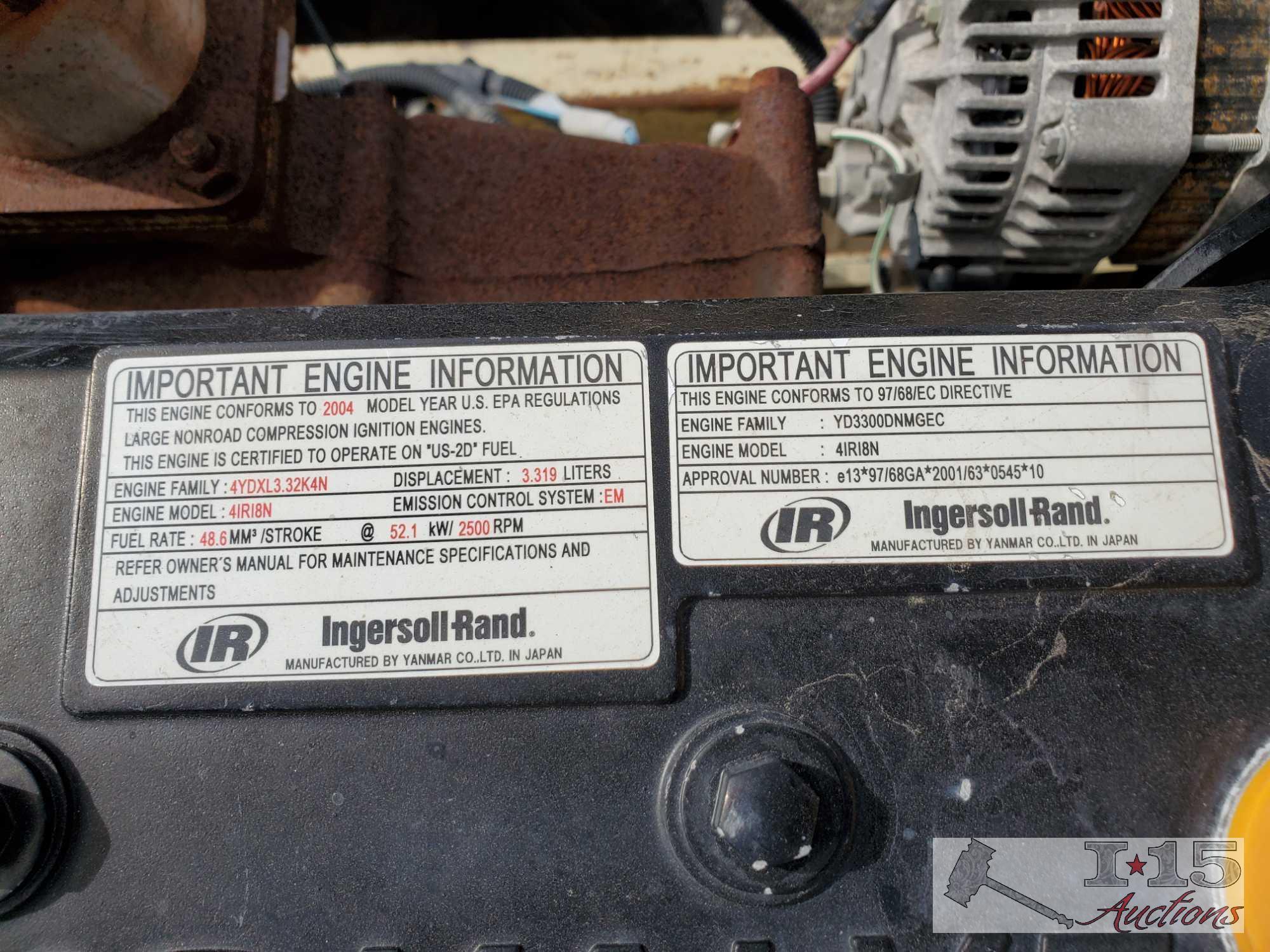 Ingersoll-Rand Diesel Engine Generator