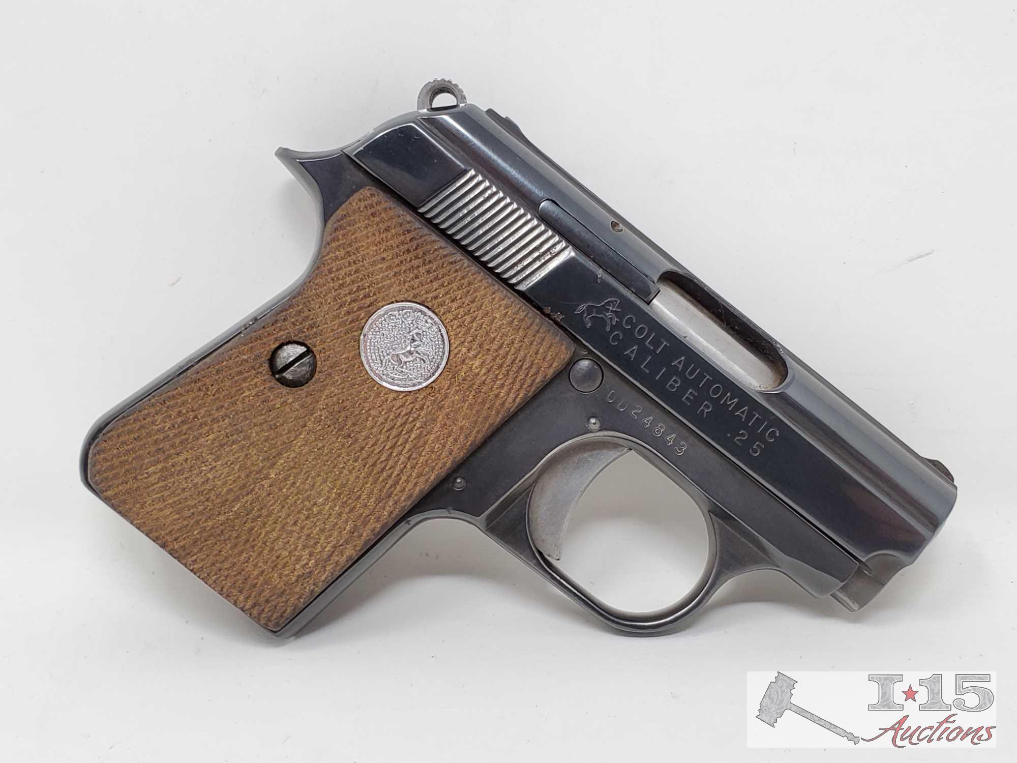 Colt 1908 "Vest Pocket" .25cal Semi-Auto Pistol