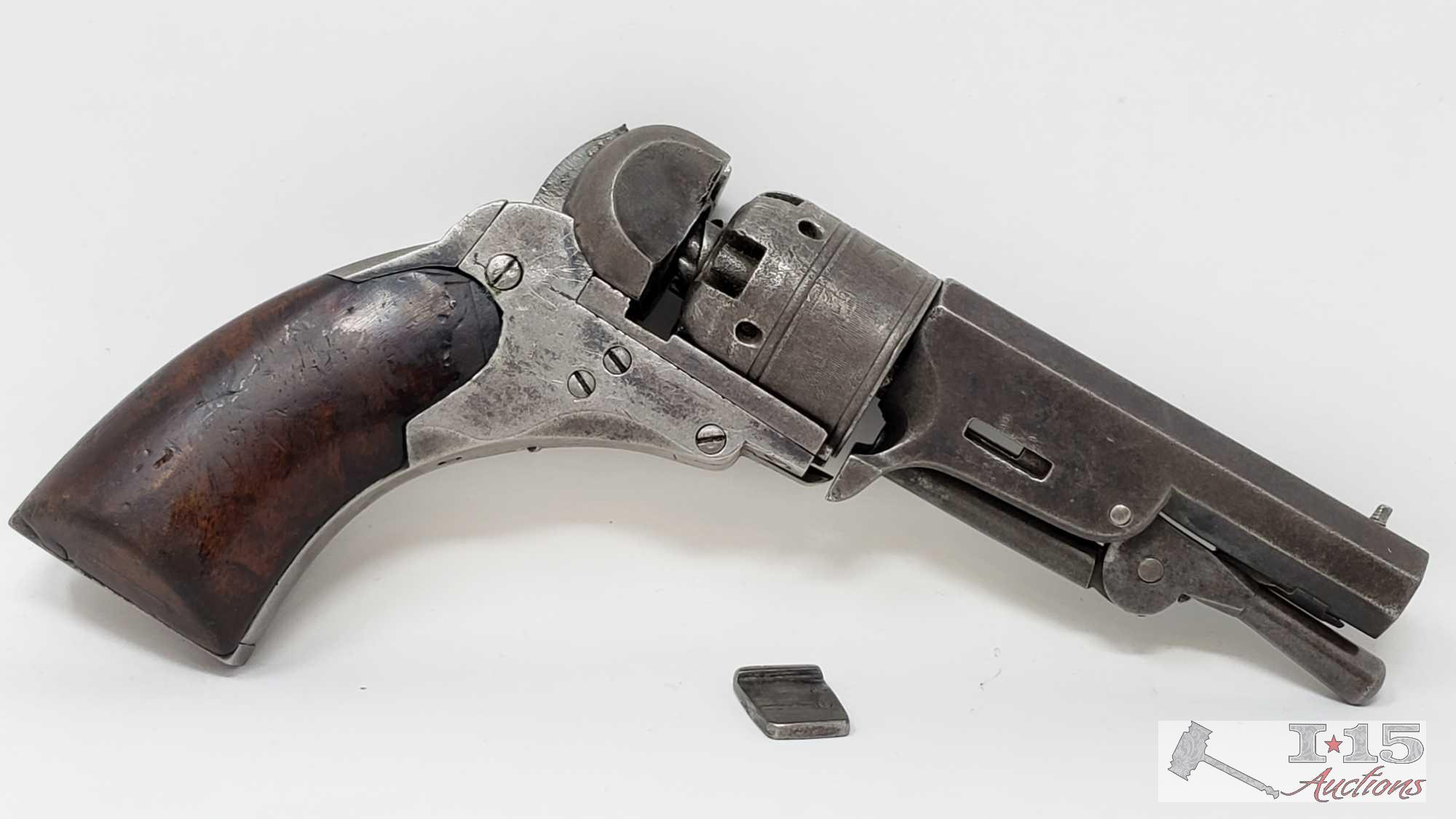 Rare Colt Pocket Baby Paterson No. 1 AKA Fourth Model Ehlers Revolver