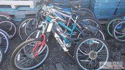 6 Assorted Bicycles 24"- 26"