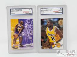 1996-97 Skybox Premium and Hoops Pro Graded Kobe Bryant Rookie Cards