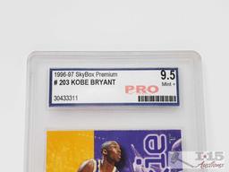 1996-97 Skybox Premium and Hoops Pro Graded Kobe Bryant Rookie Cards