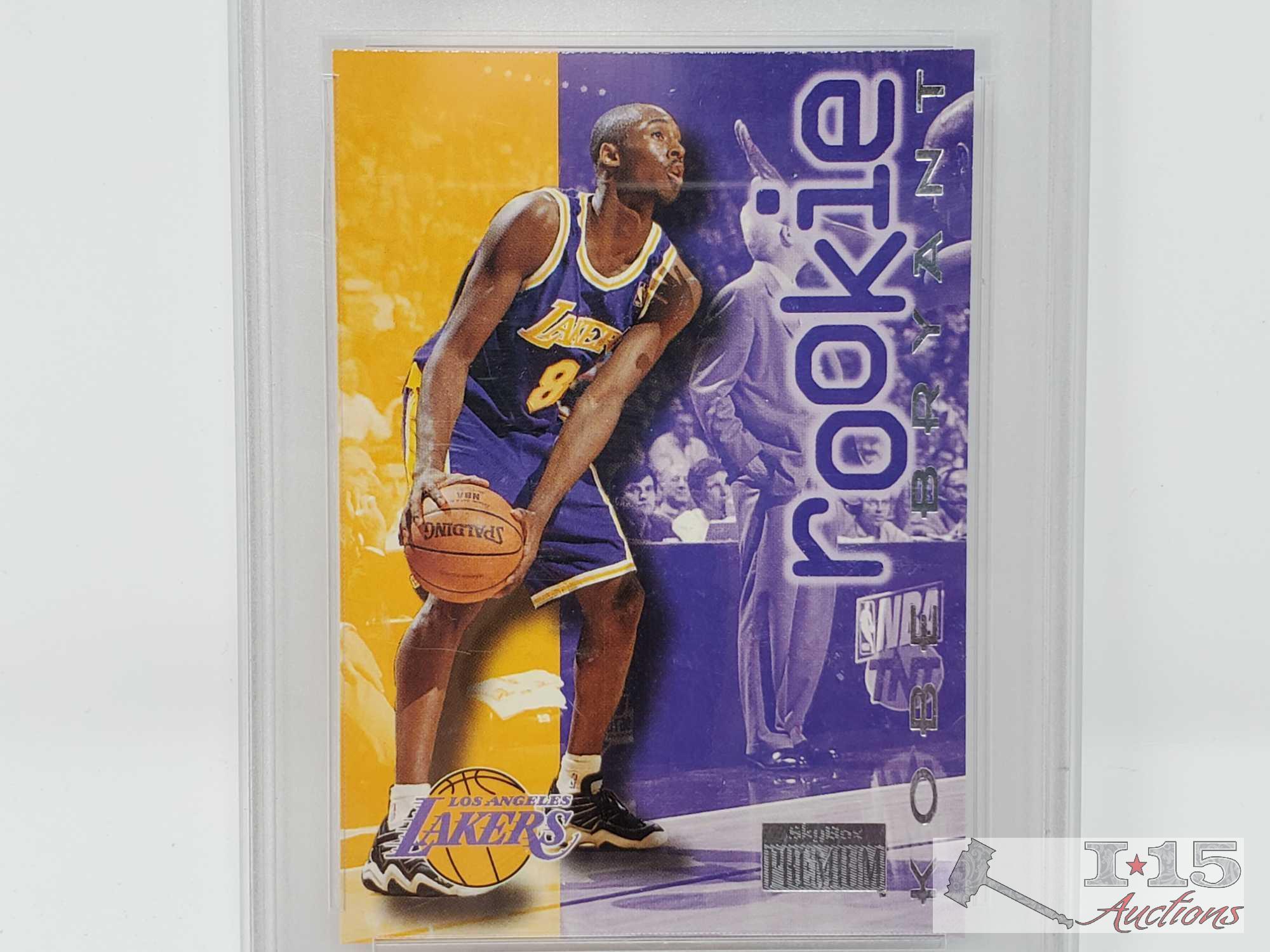 1996-97 Skybox Premium and Hoops Pro Graded Kobe Bryant Rookie Cards