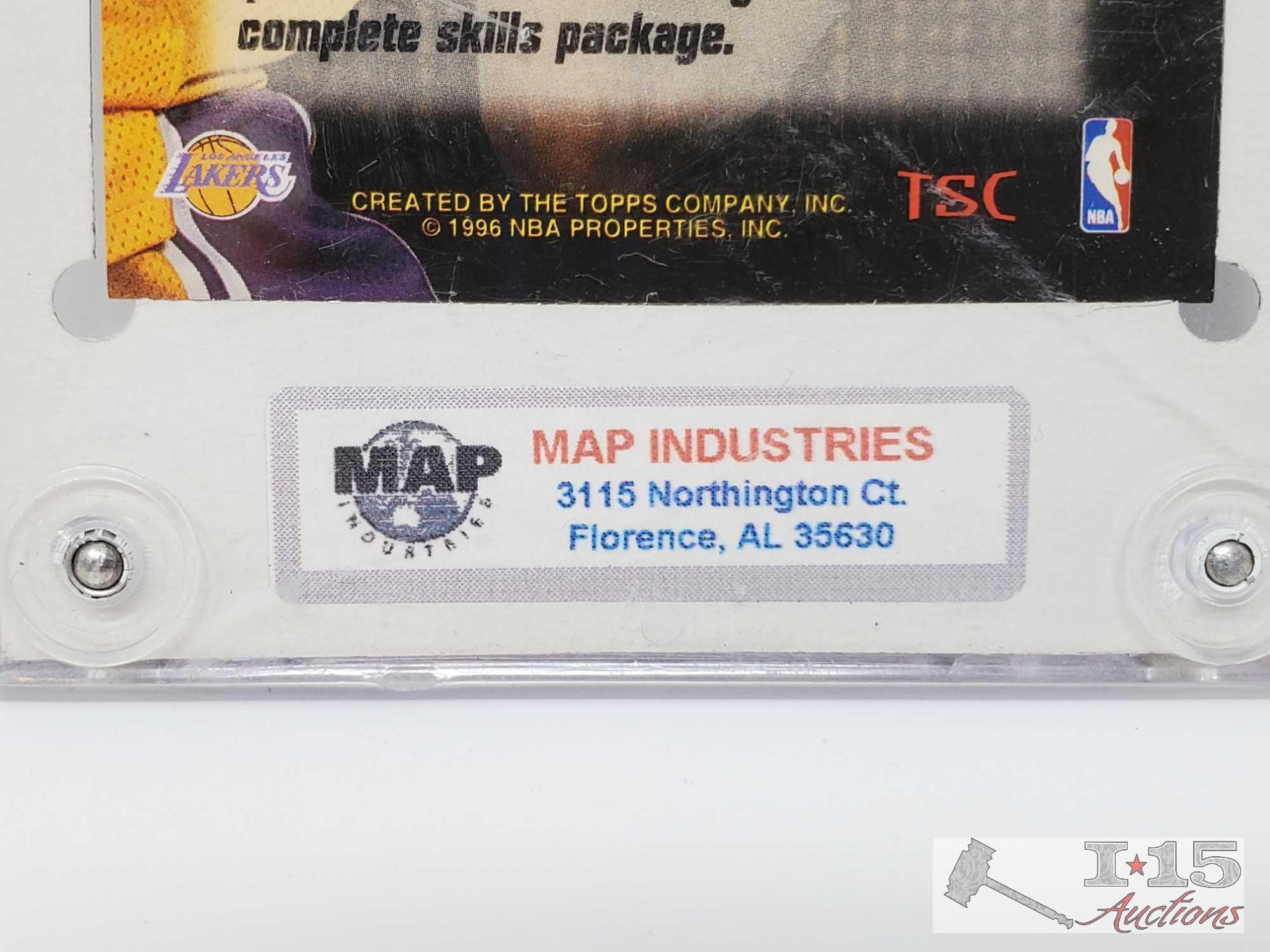 MAP 9++ Mint Kobe Bryant Card and MAP 8++ NM-Mint Kobe Bryant Card