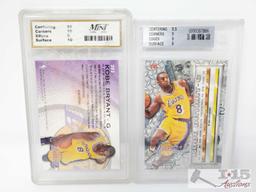 1996 Fleer #203 and 1996-97 Metal #181 Kobe Bryant Cards