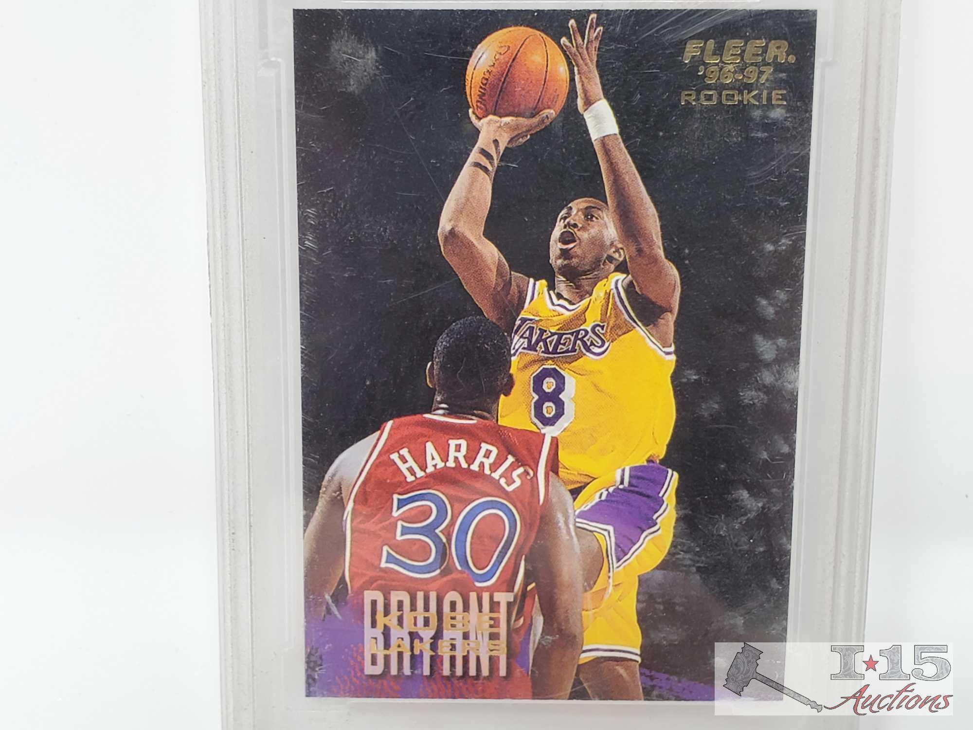 1996 Fleer #203 and 1996-97 Metal #181 Kobe Bryant Cards
