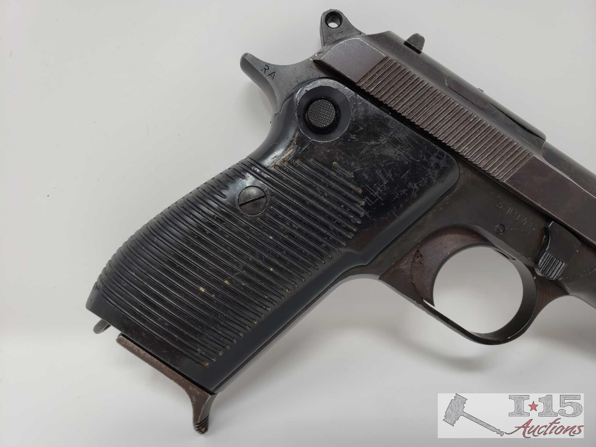 Beretta 1951 .9mm Semi-Auto Pistol With 10 Round Magazine