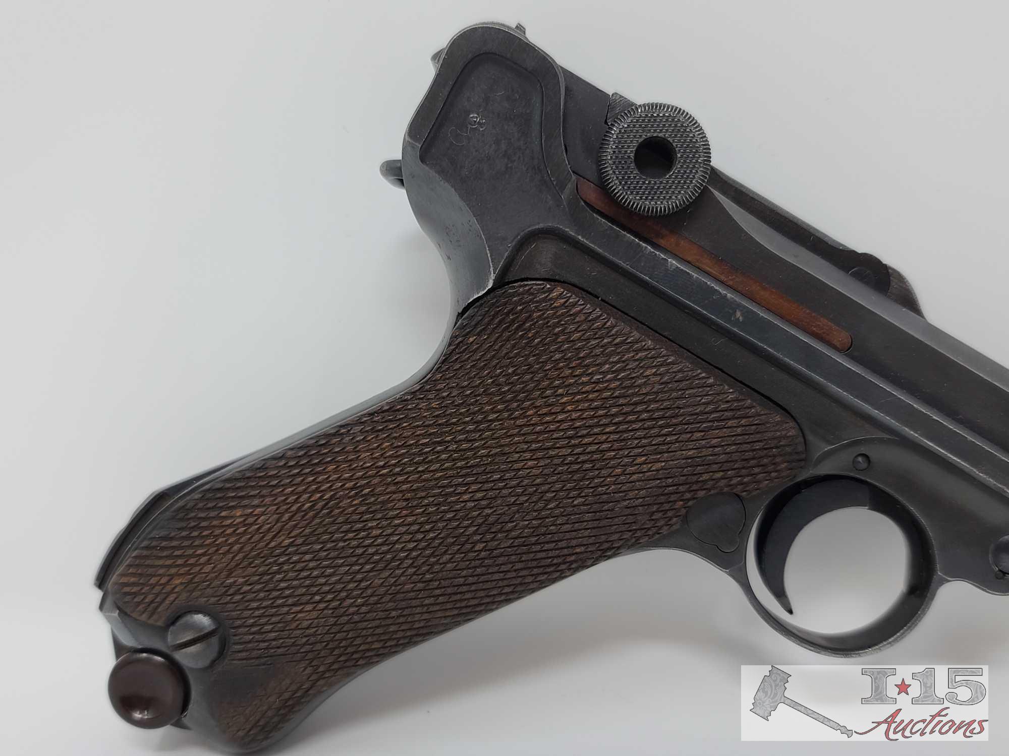 Mauser Luser 42-Code/Naz 9mm Semi-Auto Pistol With Magazine