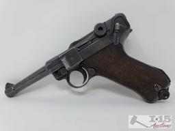 Mauser Luser 42-Code/Naz 9mm Semi-Auto Pistol With Magazine