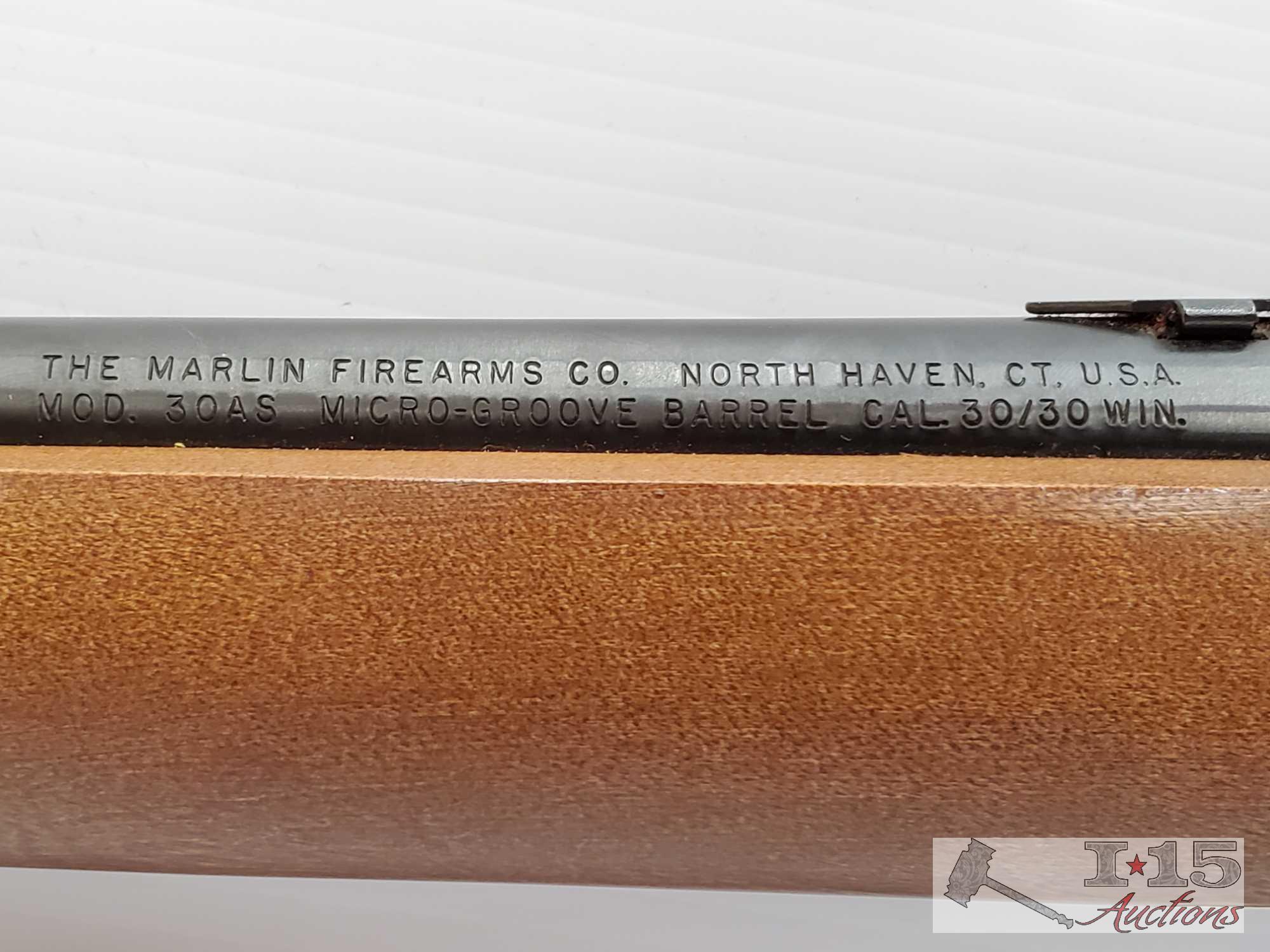 Marlin 30AS .30/30win Lever Action Rifle