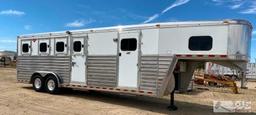 2008 Hart $ horse Gooseneck Horse Trailer Watch Video