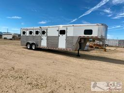 2008 Hart $ horse Gooseneck Horse Trailer Watch Video