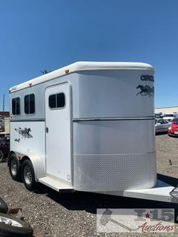 2007 Circle J 2 horse Aluminum slant load Horse Trailer