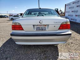 2001 BMW 7 Series Dealer or out of the state of California buyer only