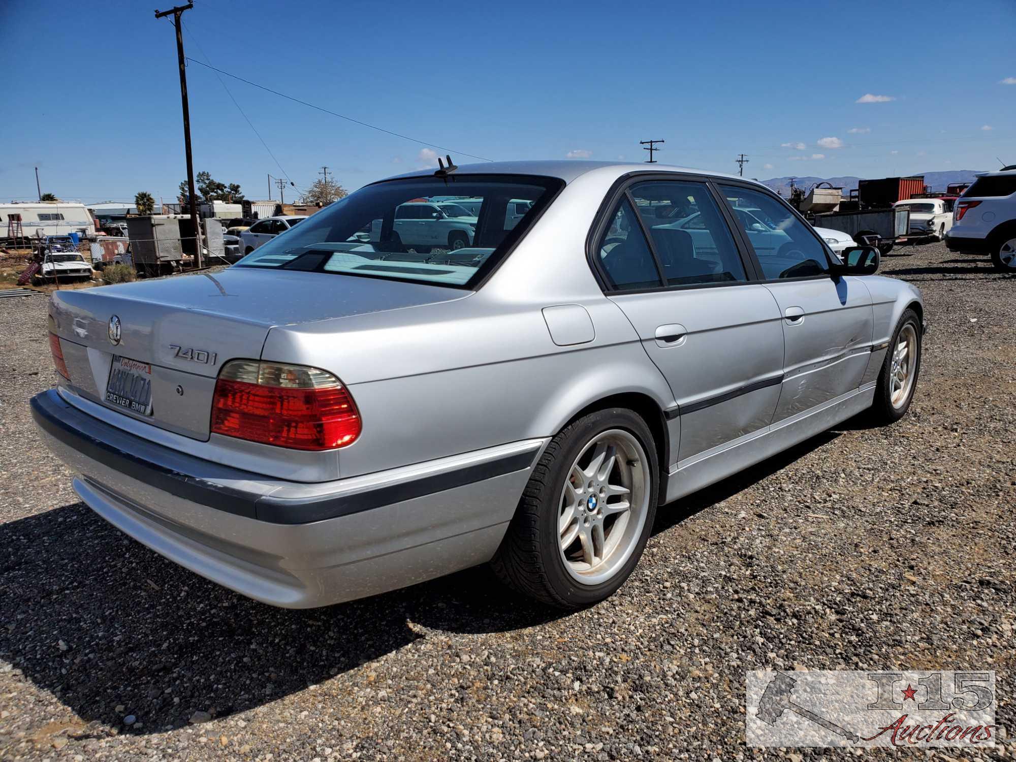 2001 BMW 7 Series Dealer or out of the state of California buyer only