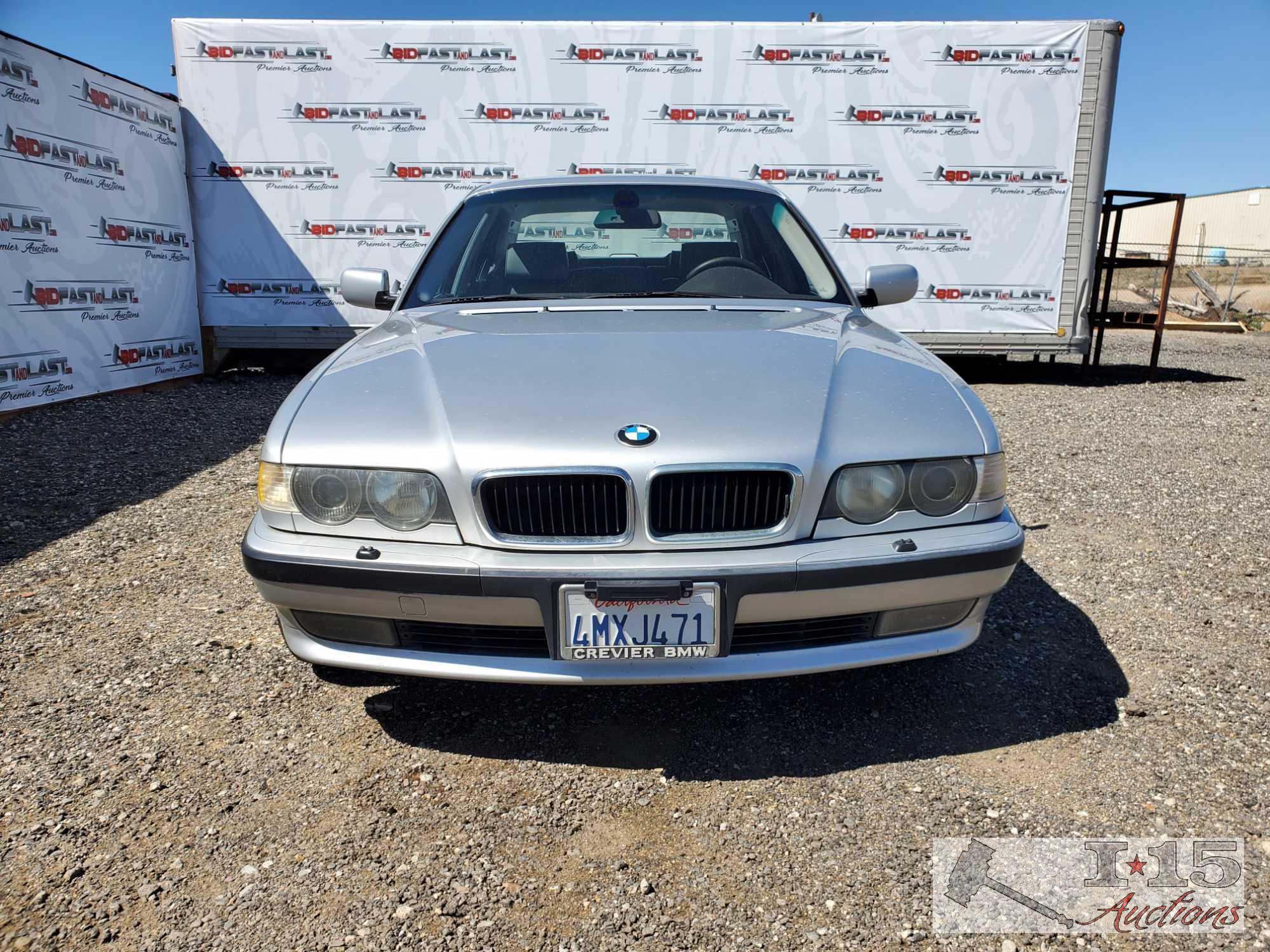 2001 BMW 7 Series Dealer or out of the state of California buyer only