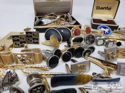 Cuff Links, Tie Clips, Tie Pins