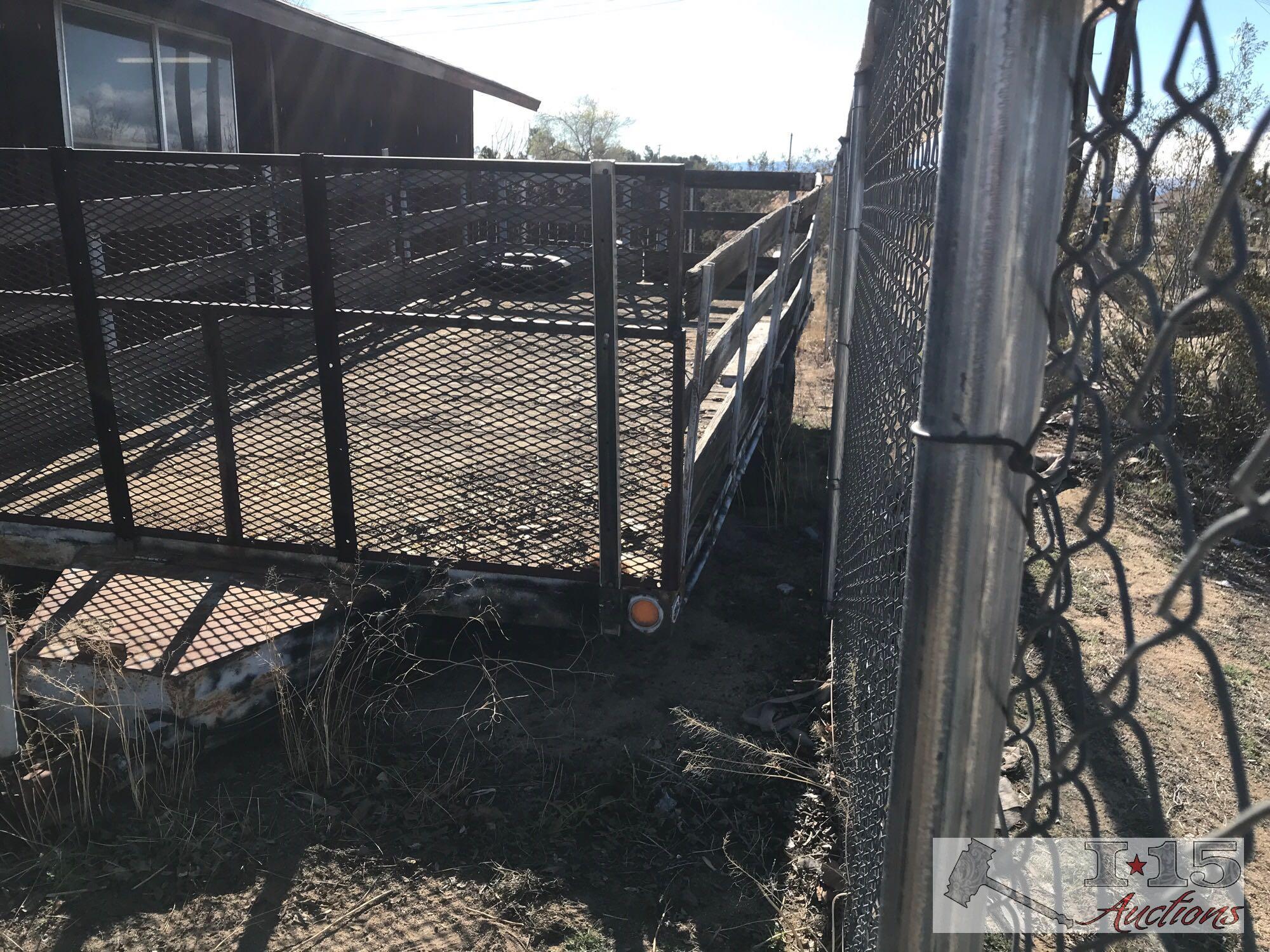 16? Dual Axle Trailer With Removable Gates