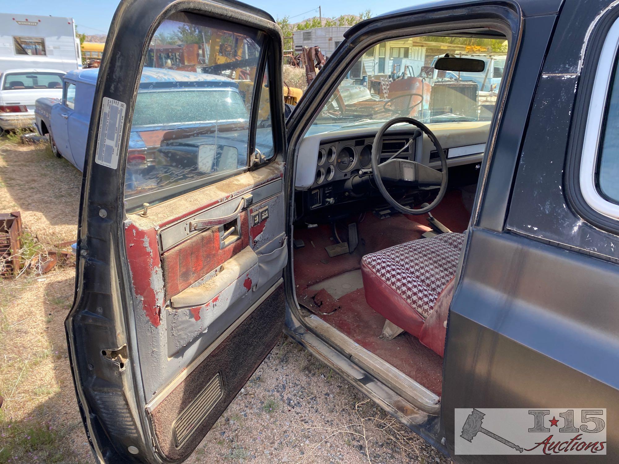 1982 Chevrolet K-5 Blazer 6.2L Diesel