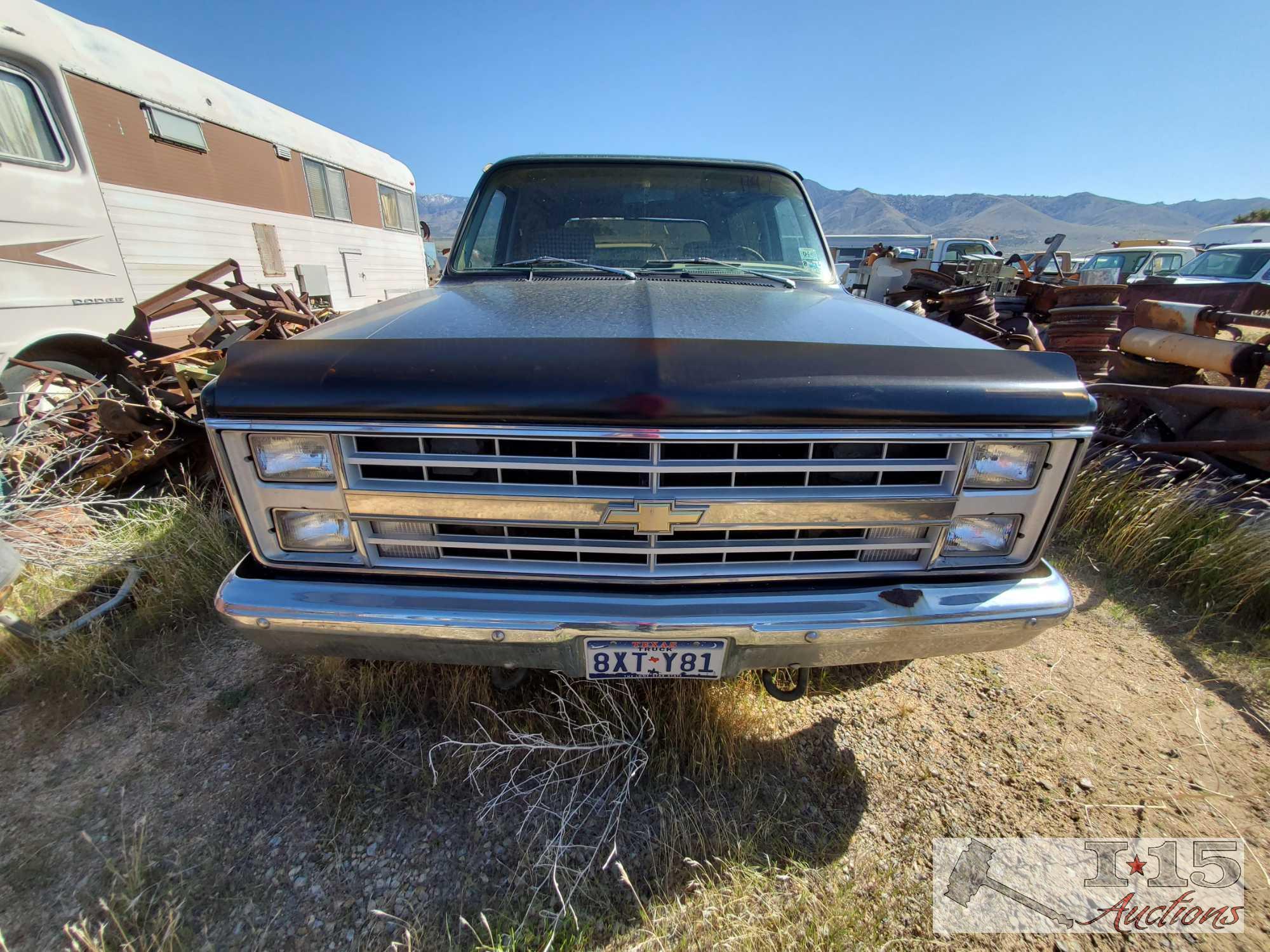 1982 Chevrolet K-5 Blazer 6.2L Diesel